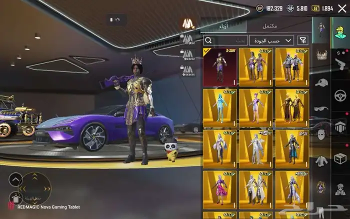 حساب ببجي اسطوري على السوم 5