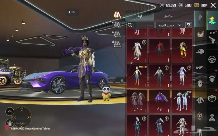 حساب ببجي اسطوري على السوم 8