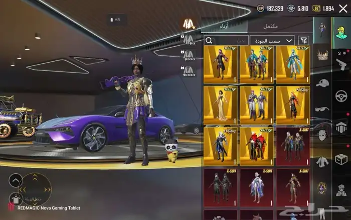 حساب ببجي اسطوري على السوم 6