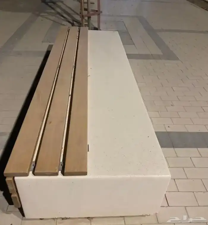 كراسي خرسانية وحاويات واحواض للحدائق 8