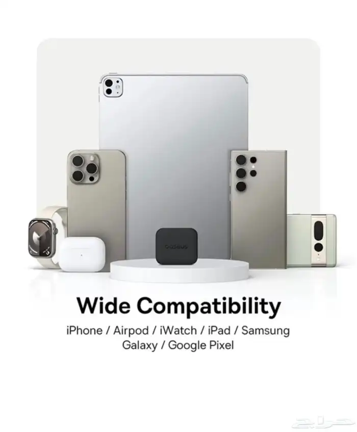 بيسوس فيش جداري 20wتايبC مع كيبل تايب C الى تايب C بقوة 60w 6