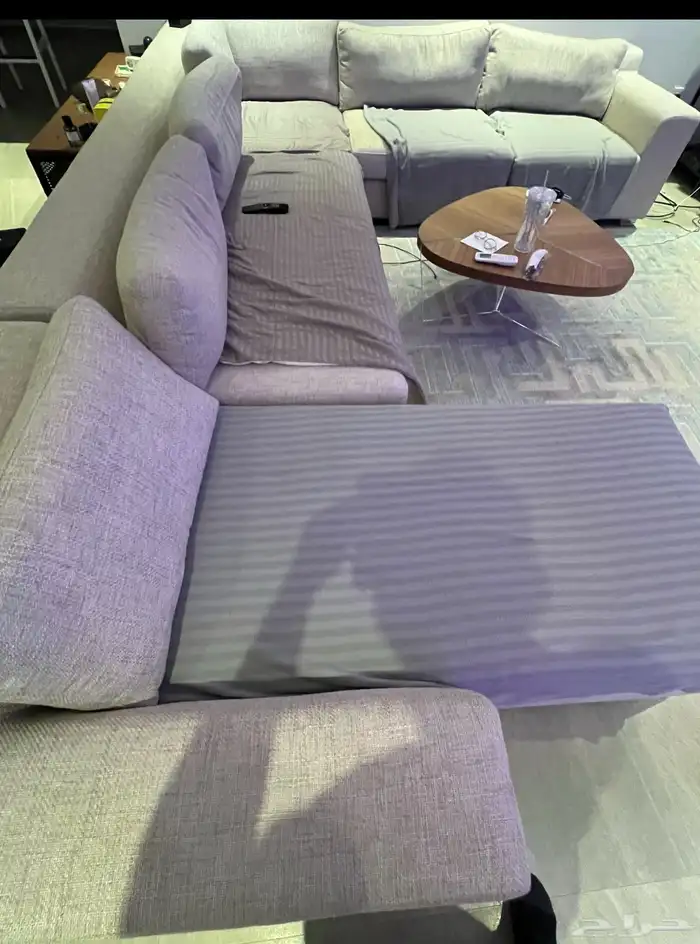 كنب أمريكي نظيف جودة عالية (حرف L) 0