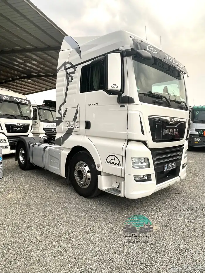 راس مان MAN TGX 18.470 بطاقة جمركية 2021 (قير عايدي) 2