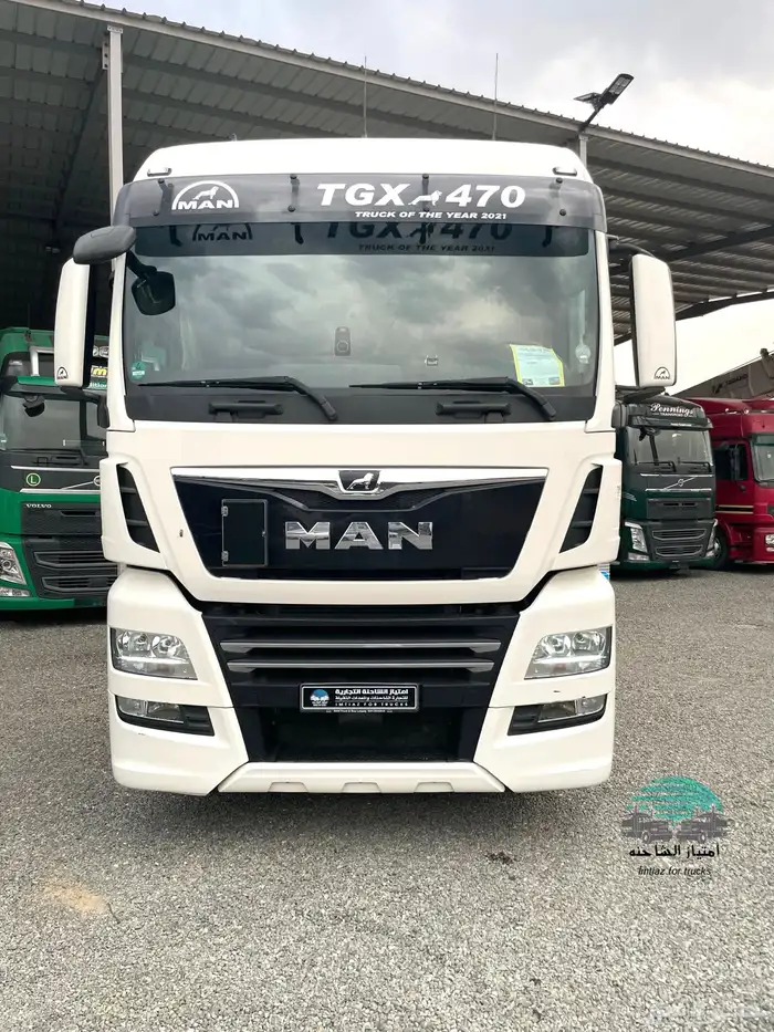 راس مان MAN TGX 18.470 بطاقة جمركية 2021 (قير عايدي) 1