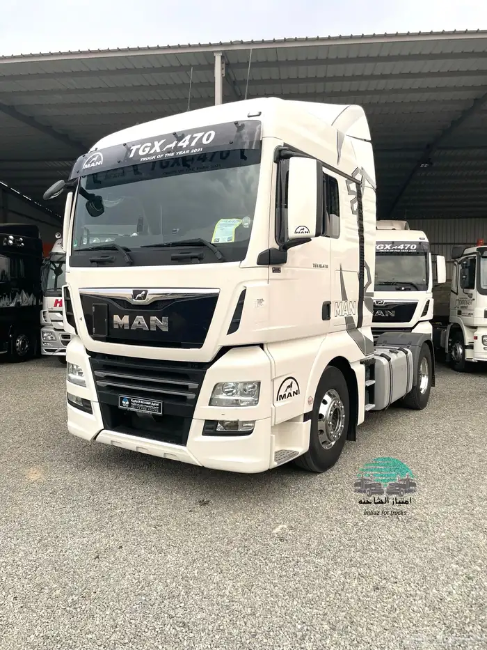 راس مان MAN TGX 18.470 بطاقة جمركية 2021 (قير عايدي) 0