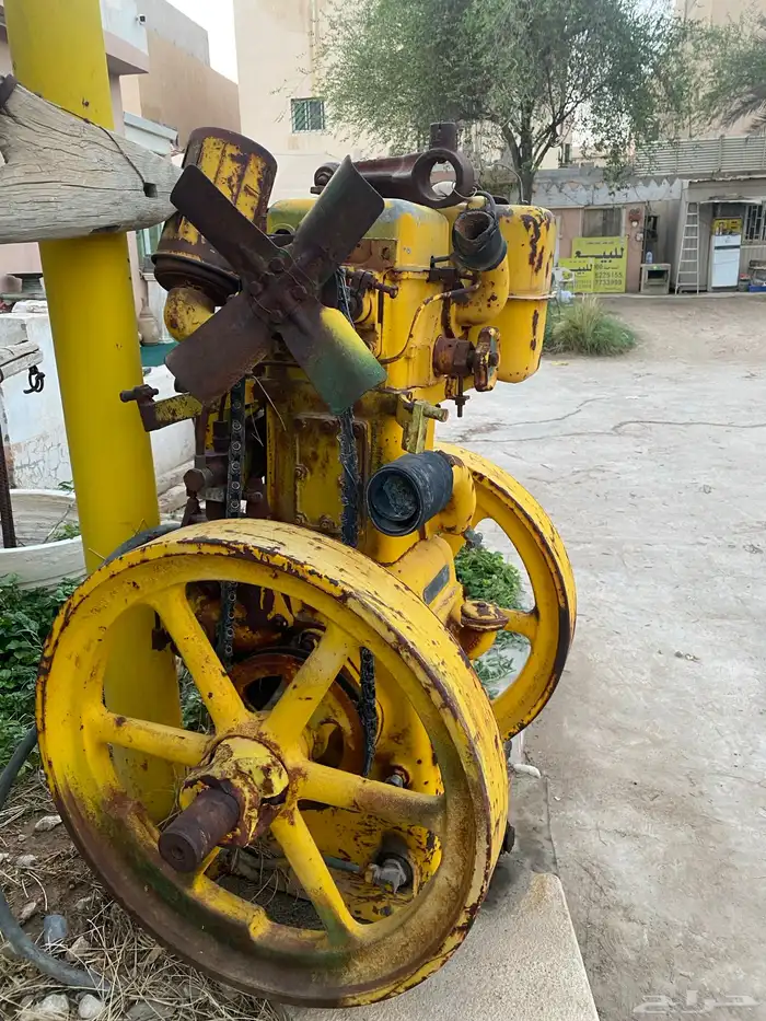 ماكينة ري قديمه تراثيه 1