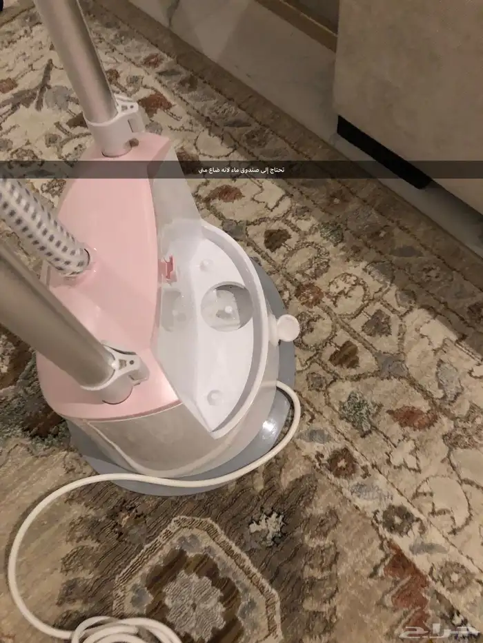 كاوية فيليبس عمودية 1800 واط ابيض   زهري مستعملة 2