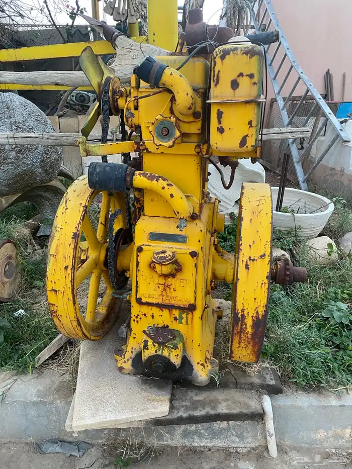 ماكينة ري قديمه تراثيه 0