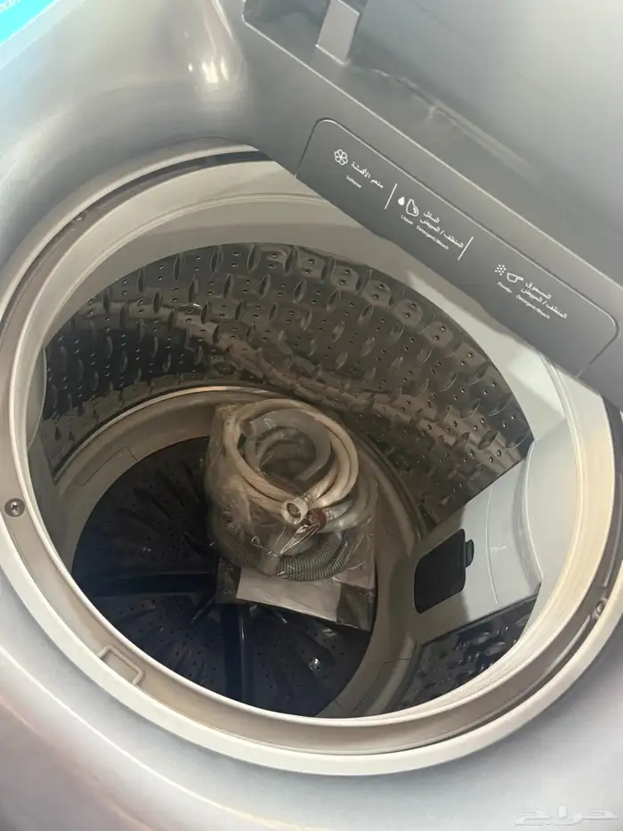 غساله هيتاشتي 20 كيلو علوي لون أستيل استوك جديد 2