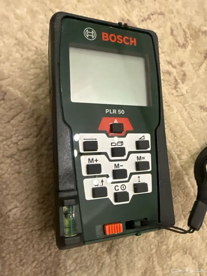 متر ليزر لاسلكي يقيس إلى (50) متر بالأشعة الحمراء الليزر 5