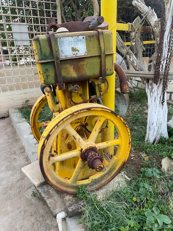 ماكينة ري قديمه تراثيه 2