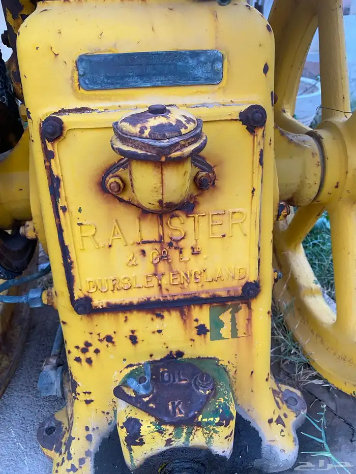 ماكينة ري قديمه تراثيه 4