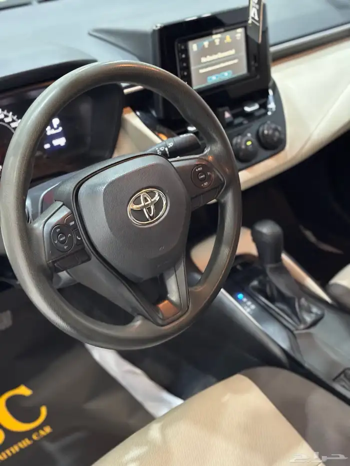 تويوتا كورولا موديل 2021 مستخدم نظيف 7