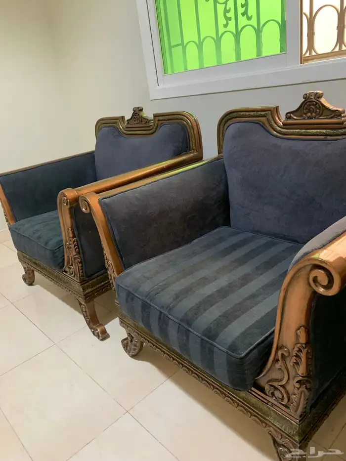 أربع كنبات خشب تركي اصلي 1