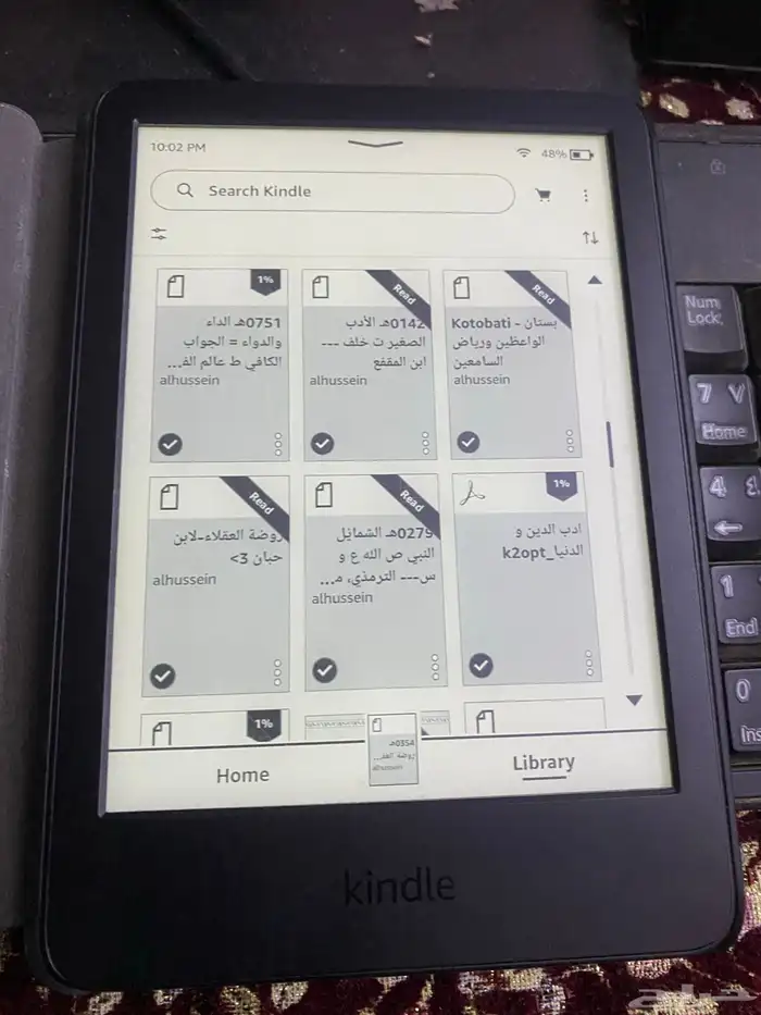 قارئ إلكتروني امزون كيندل مستعمل الاصدار 8 قديم 0