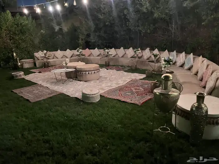 تاجير جلسات خارجية تاجير كنبات زل جلسه خارجية 4