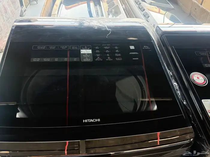 غساله هيتاشتي 20 كيلو علوي لون أستيل استوك جديد 1