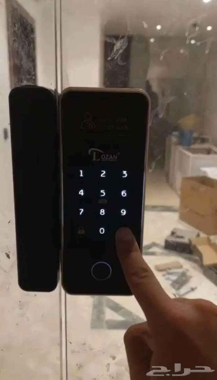سمارت قفل باب زجاج بالتركيب 2