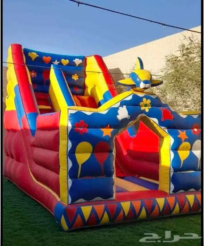 نطيطات زحليقه مائيه ملعب صابوني 0