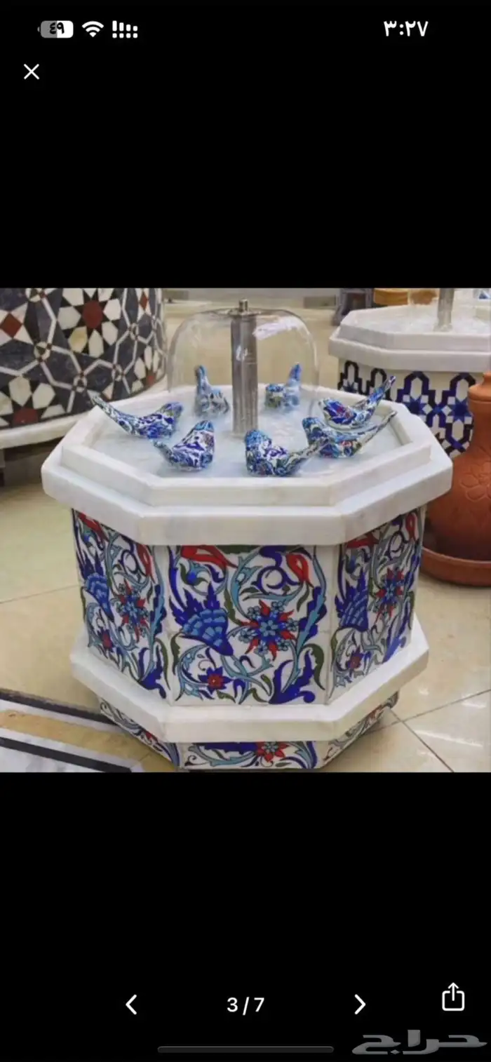 نوافير رخام دمشقيه 9