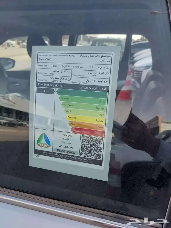 تويوتا فيلوز 2025 قير اوتماتيك بنزين 3
