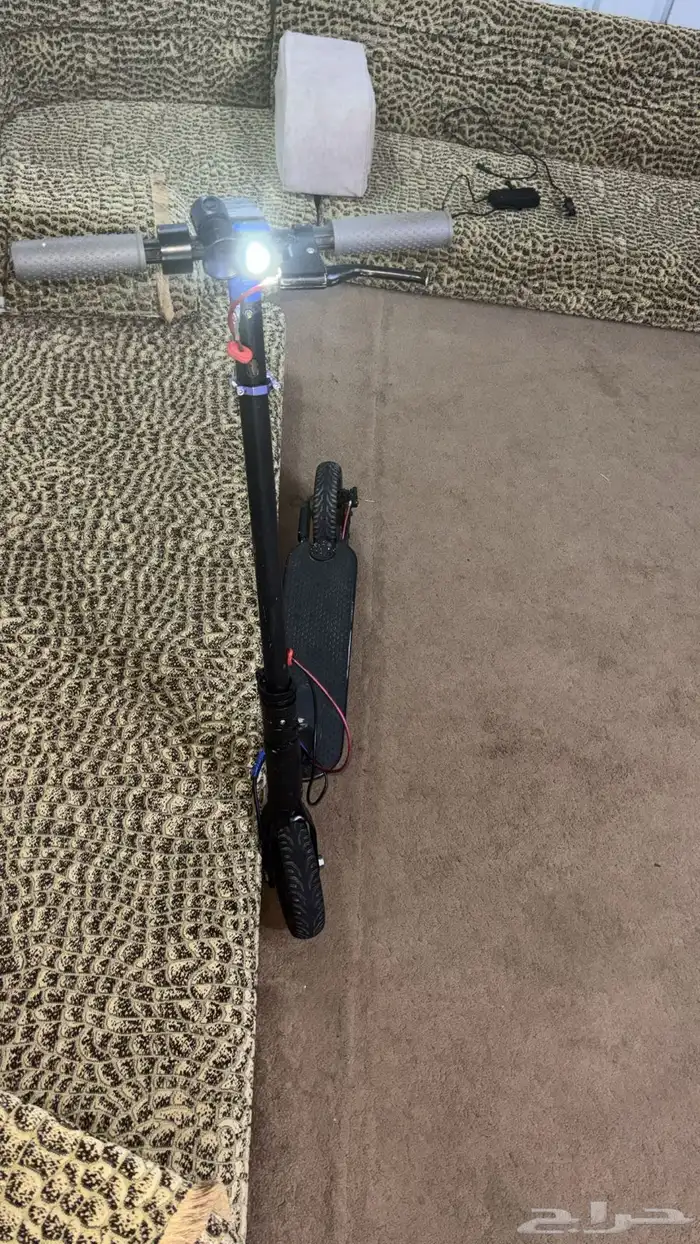 سكوتر مستخدم نظيف مغير بطاريه وكفرات وشاحن جديد صيانه جديد 5