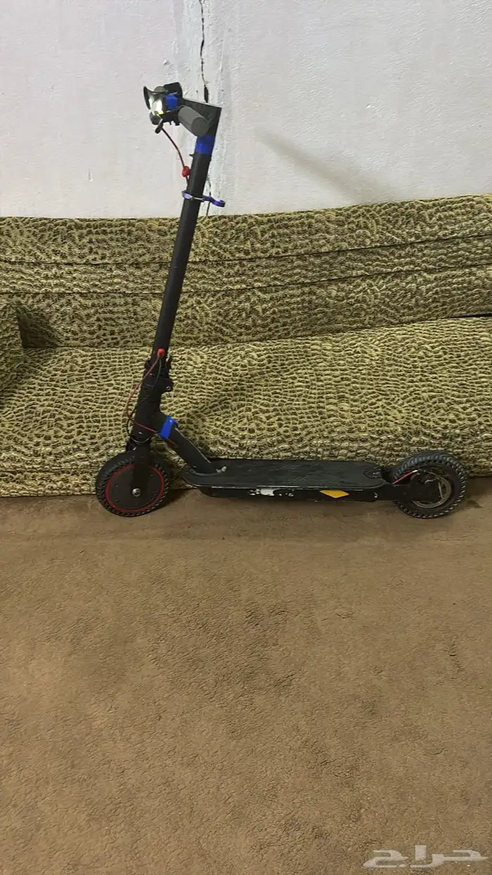 سكوتر مستخدم نظيف مغير بطاريه وكفرات وشاحن جديد صيانه جديد 3