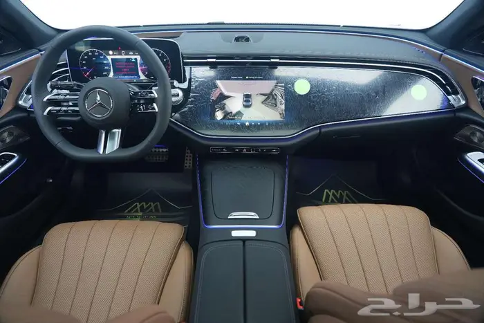 مرسيدس E 300 موديل 2025 أصفار خليجي أسود جملي 6