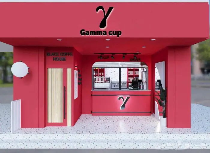 كافيه سحابي تصميم سبا - بوثات صالون - محلات تصميم داخلي مطعم 20