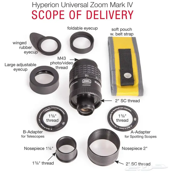 Baader Hyperion Universal Zoom Mark IV عدسة تلسكوب 2