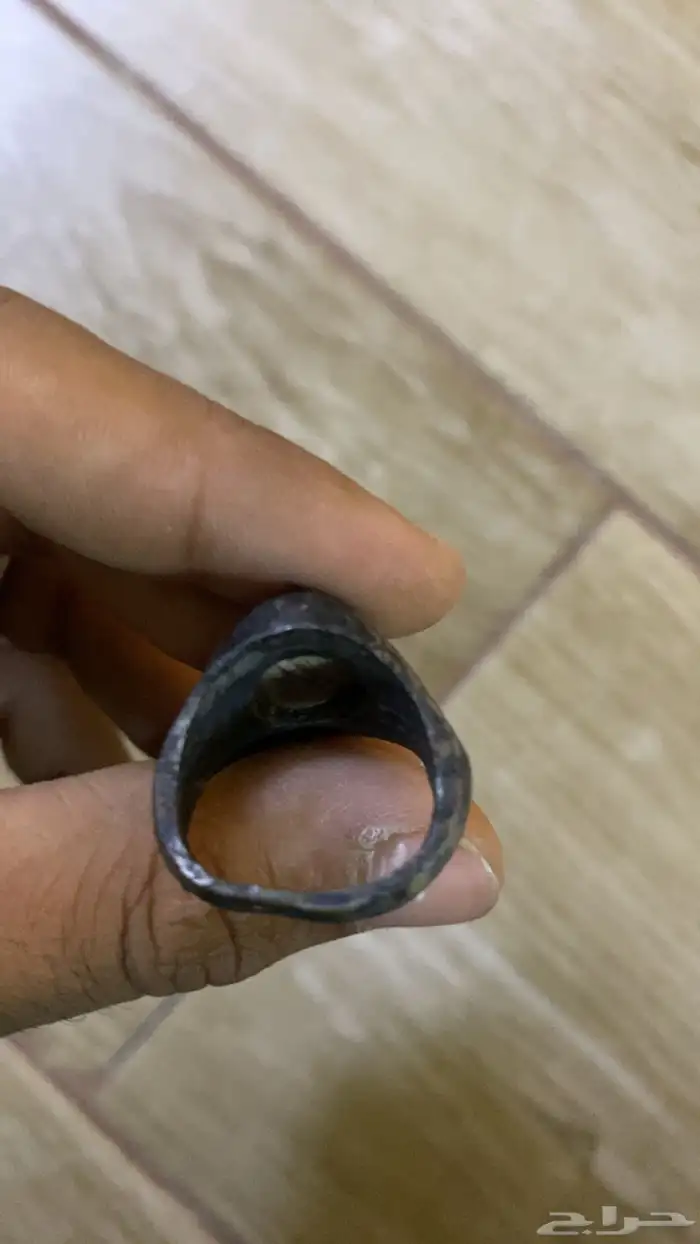 خاتم عمره 60 سنه تراثي من النحاس 2
