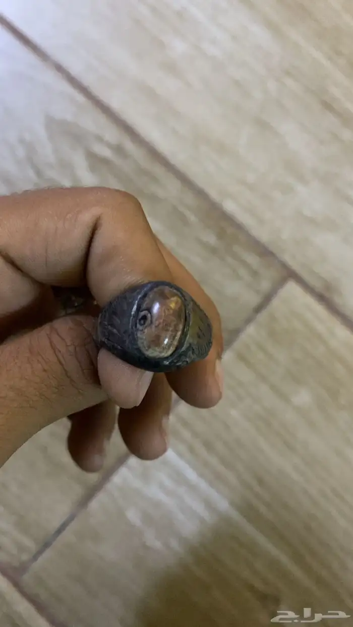 خاتم عمره 60 سنه تراثي من النحاس 1