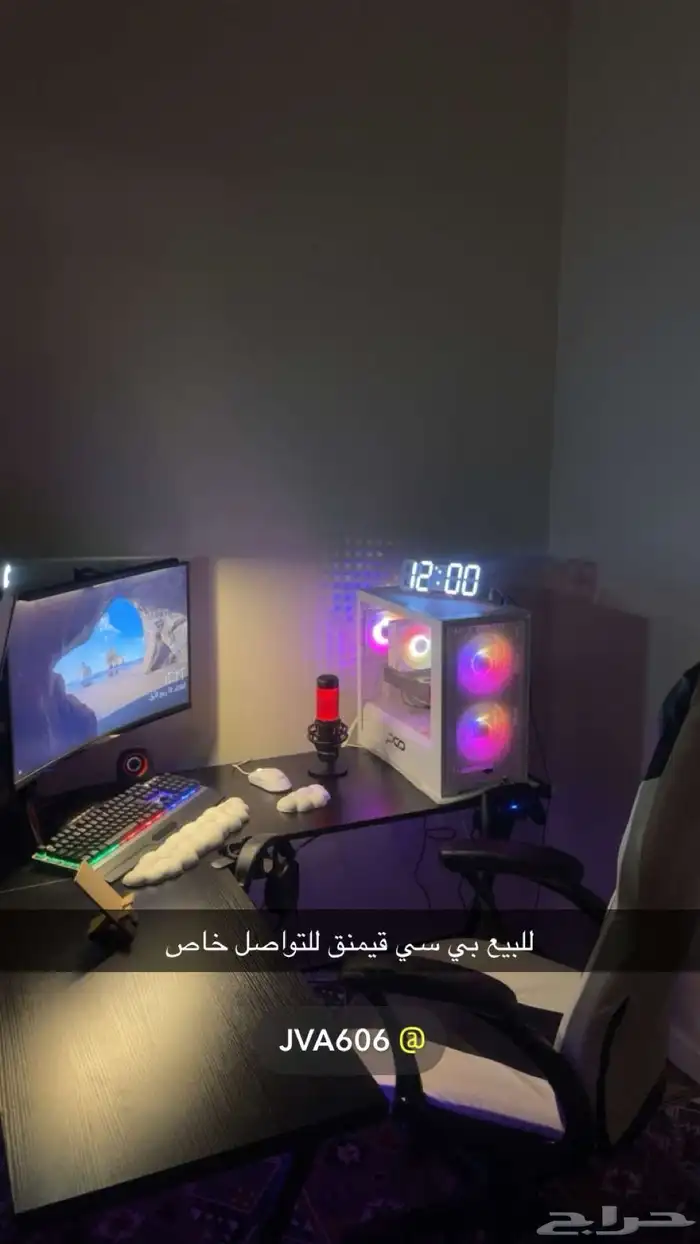 للبيع بي سي قيمنق pc gaming نظيف جدا 3