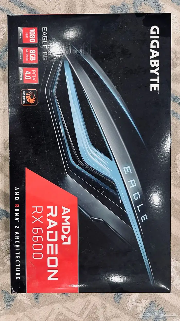 كرت شاشة rx6600 8g ثلاث مراوح 1