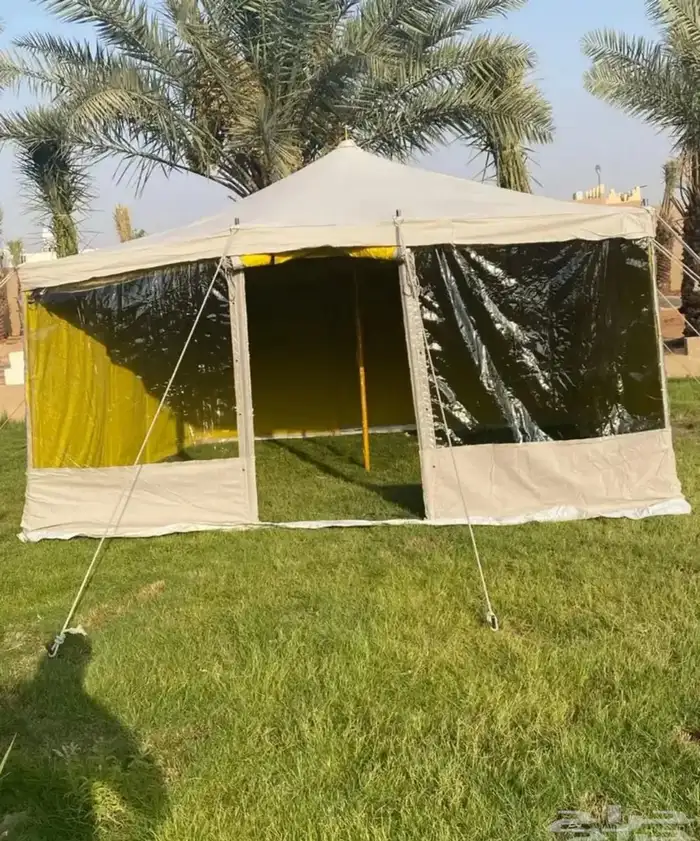 خيمه على شكل بيت شعر 5