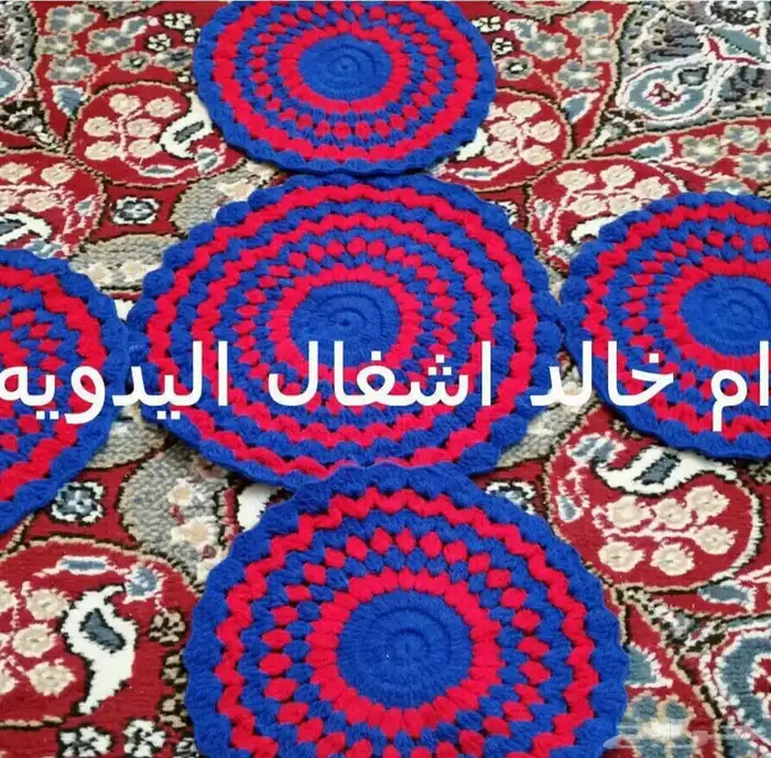 مفرش كروشيه 1