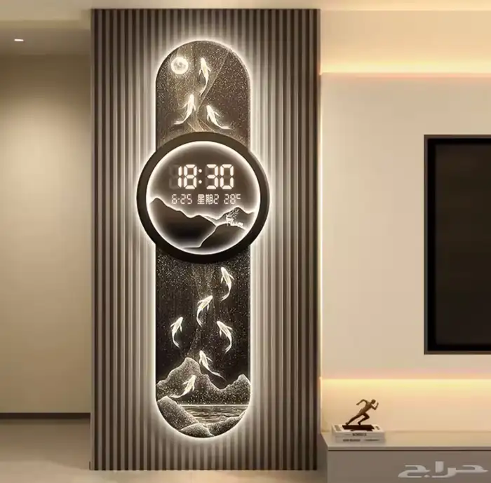 ساعات حائط بشكل حصري وجديد 8