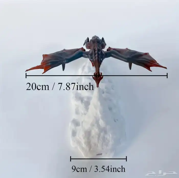 مجسم تنين ينفث النار مضيء 4