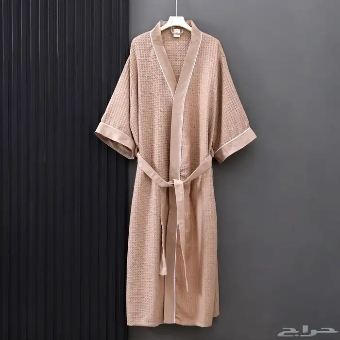 روب رجالي وافل فندقي vip ب145 5