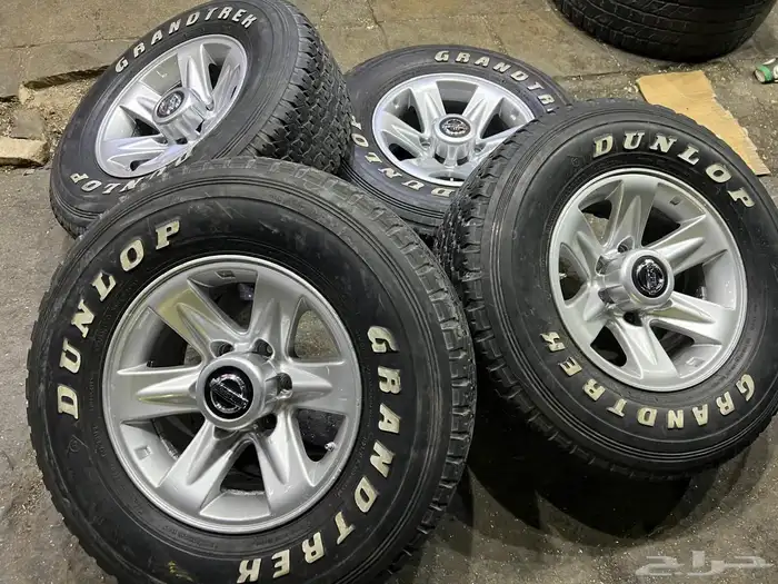 جنوط فتك مقاس 16 مع كفرات دنلوب وكاله مقاس 275 70 16 1