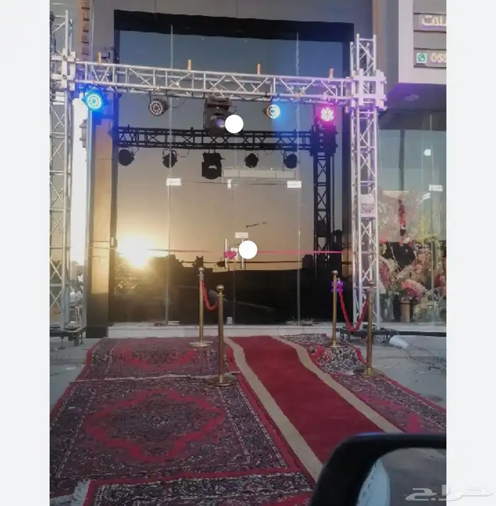 بوابه افتتاح أقواس بالونات ليزرات 3