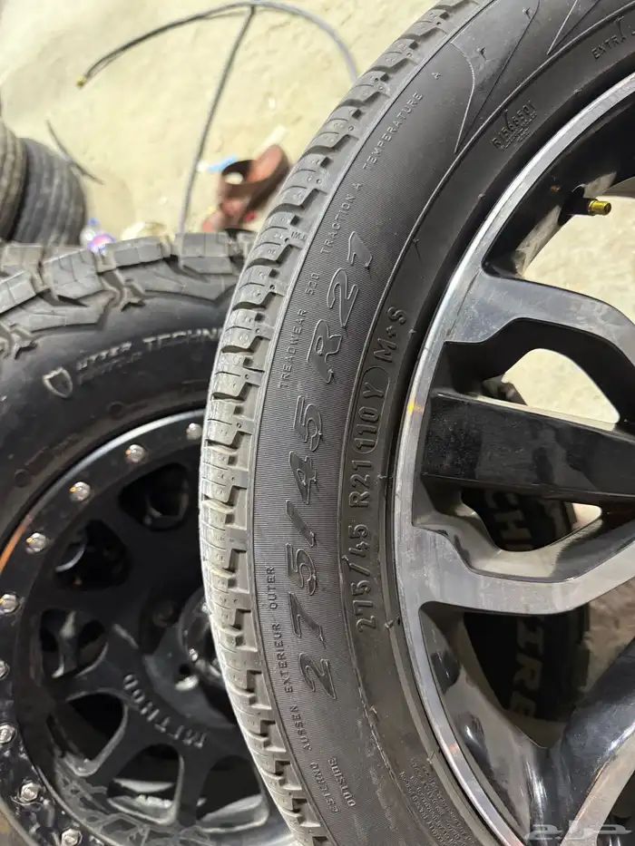 كفرات رنج روفر مقاس 275 45 21 منزله من موتر اخت الجدد 8