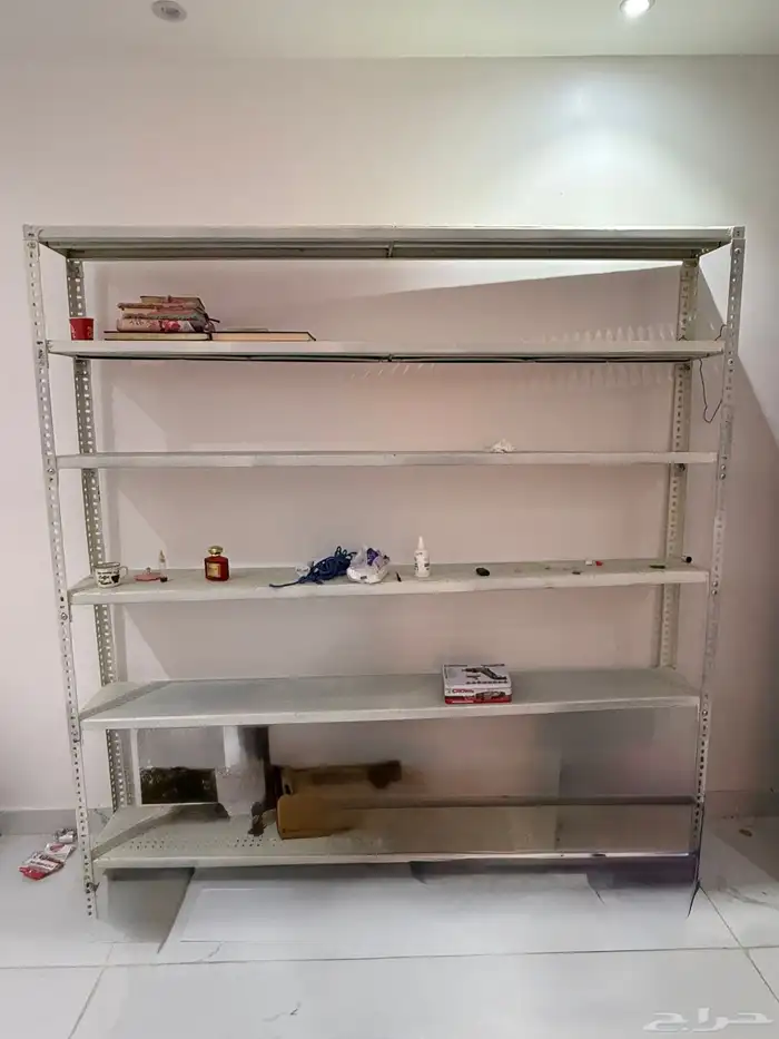 رفوف مكتبة او مستودع حديد 0