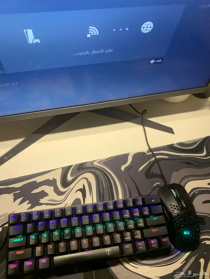 سوني 5 سليم مدخل شريط ماوس كيبورد سويتش ازرق ماوس يد 1