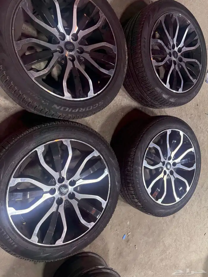 كفرات رنج روفر مقاس 275 45 21 منزله من موتر اخت الجدد 12