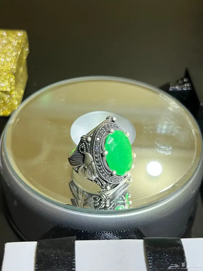 أحجار كريمه طبيعي وفضه إيطالي عيار 925 73