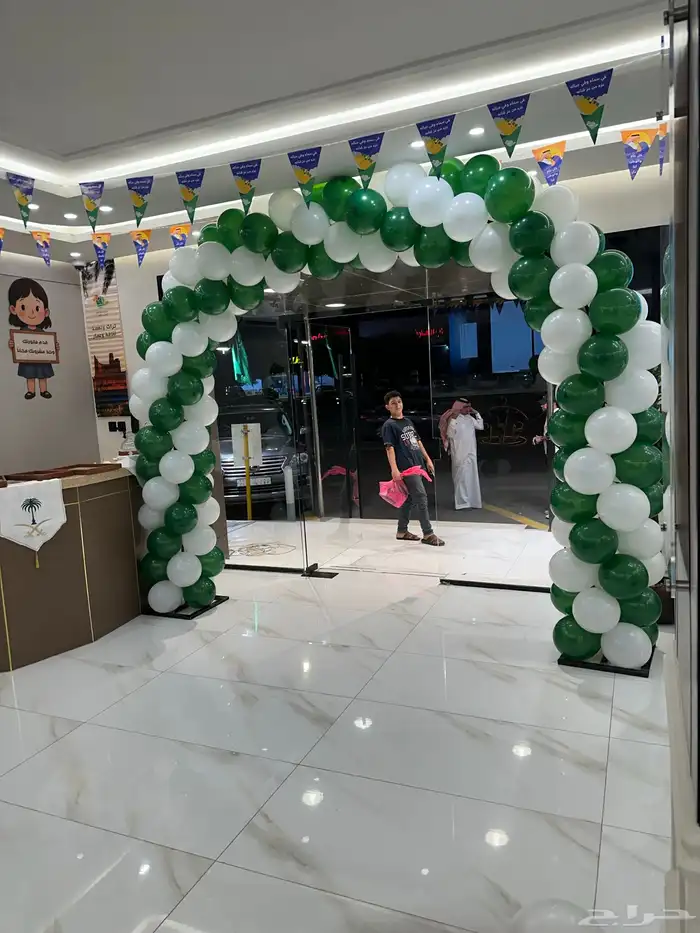 بوابه افتتاح أقواس بالونات ليزرات 7