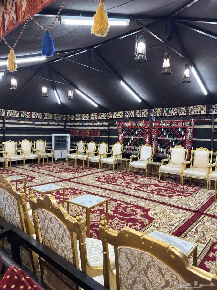 تاجير خيم وبيوت شعر ومكيفات صحراوي واسبليت وفرش ملكي خيام 5