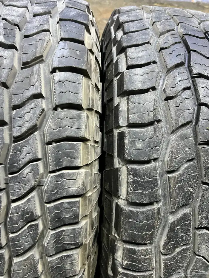 كفرات كوبر نص حجري مقاس 285 75 16 6