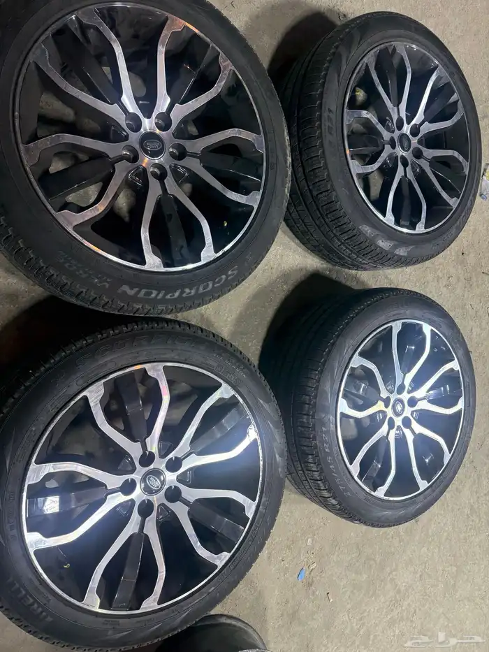 كفرات رنج روفر مقاس 275 45 21 منزله من موتر اخت الجدد 13